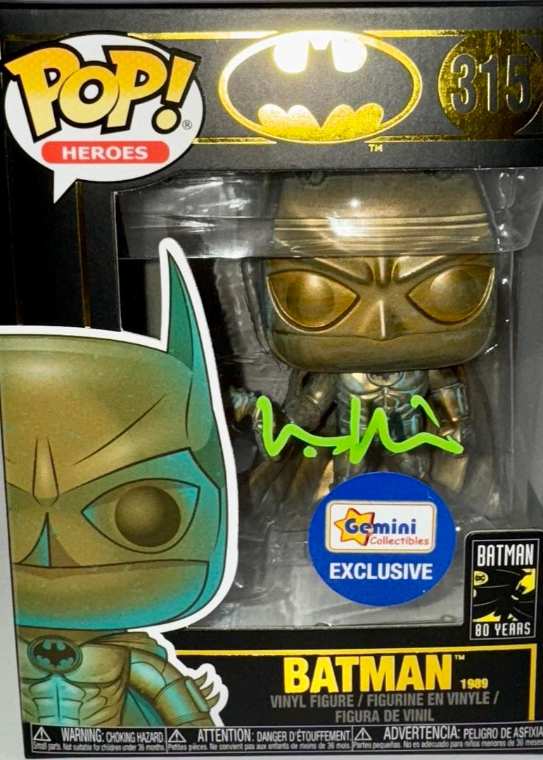 Val Kilmer Signed Batman Funko Pop #315 "Batman" Gemini Collection - Celebrity Authentics #02